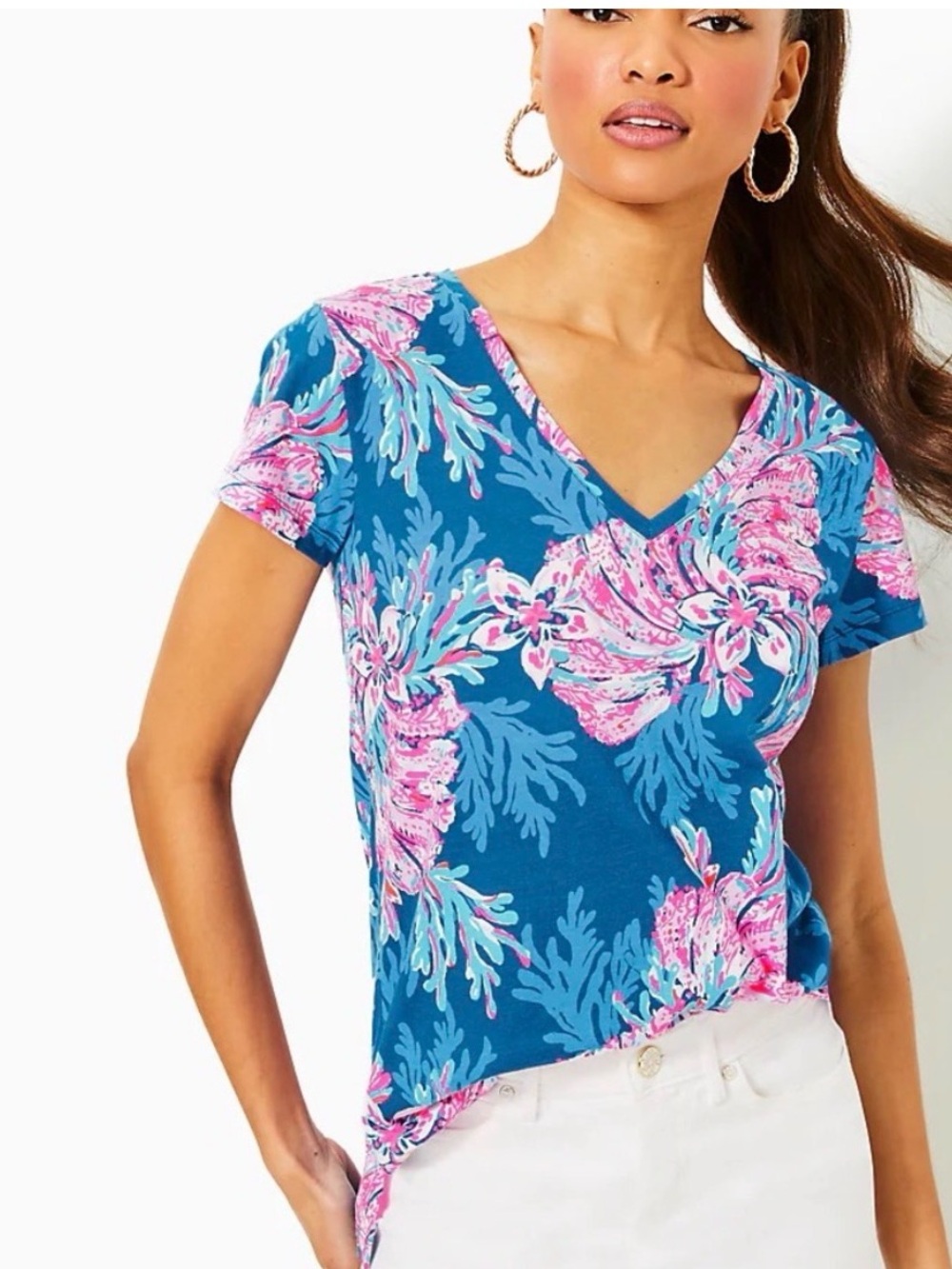 Lilly Pulitzer Meredith tee Multi for the Fans
